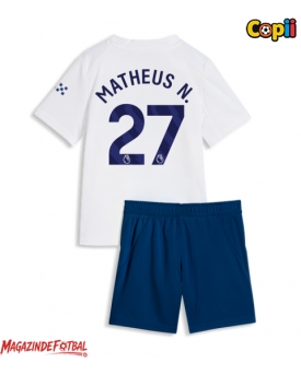 Manchester City Matheus Nunes #27 Echipament de Fotbal Replică 2026-27 Copii Treilea (+ Șorturi)